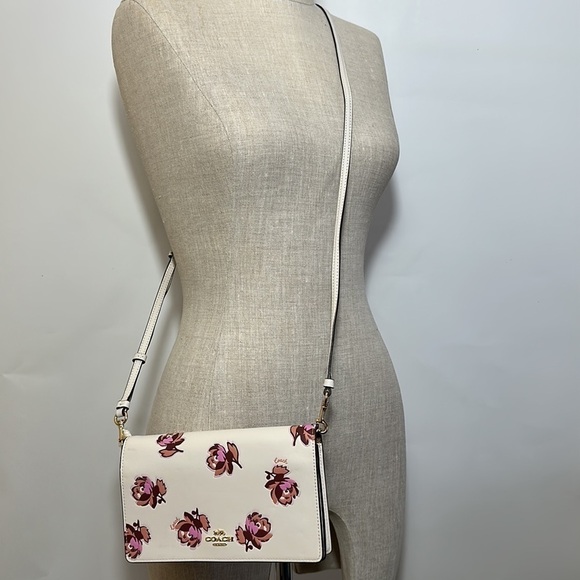Coach Floral leather Hayden Foldover crossbody - Picture 3 of 9